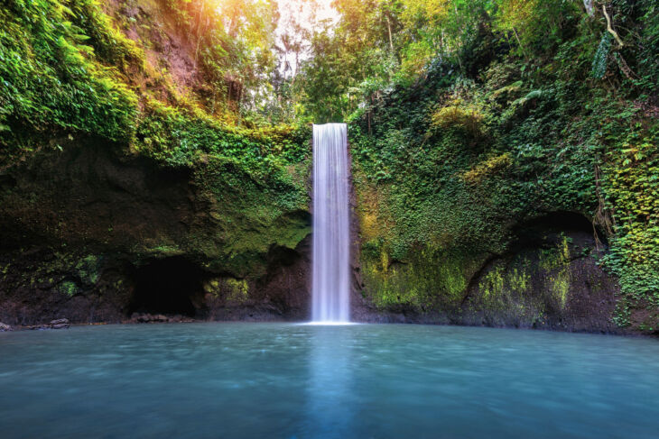 tibumana waterfall bali island indonesia