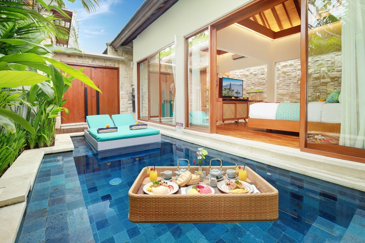 Private villa romantis untuk honeymoon di Seminyak Bali
