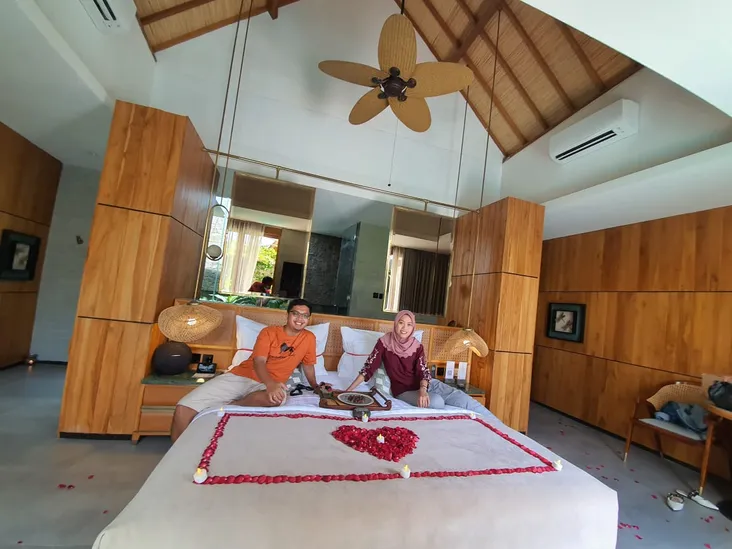 Honeymoon Villa Bedroom Heart Bali